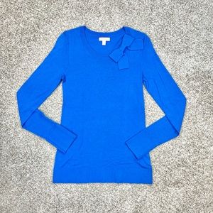 🌴 NWOT! Lilly Pulitzer Truro Blue Bow Crewneck Sweater ~Size: M~